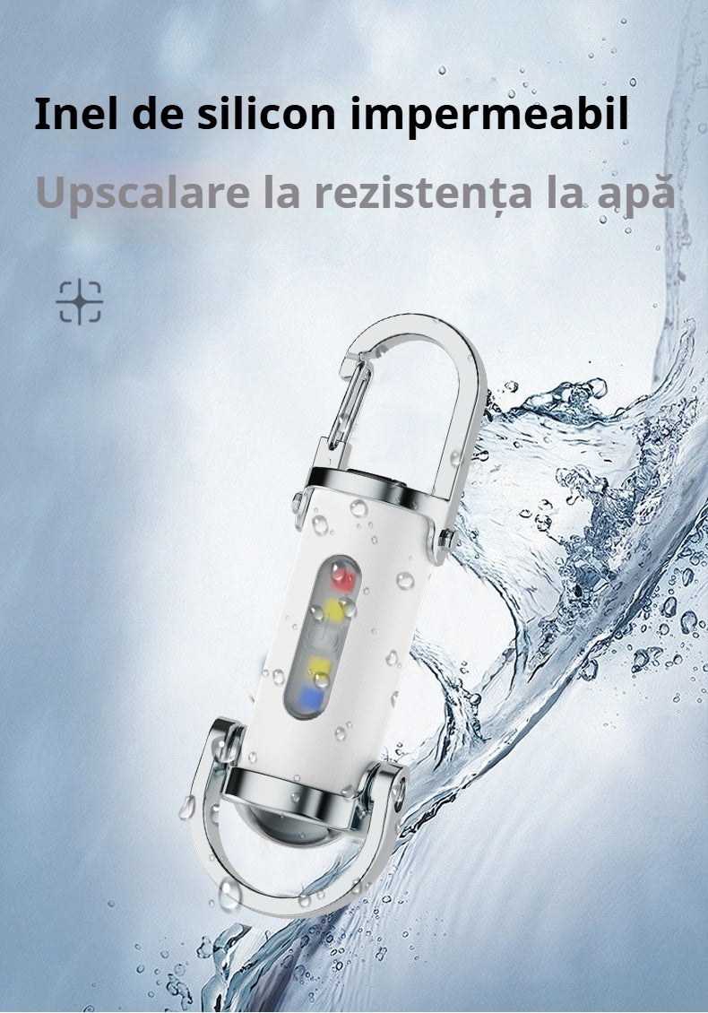 🔥Super jasná voděodolná mini svítilna na klíče s výkonem 1200 lm