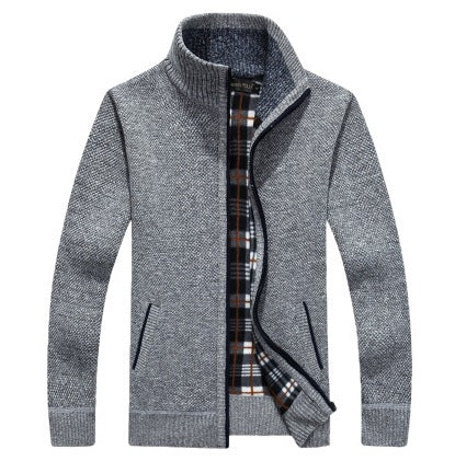 【M~3XL】2025 pulover de marime mare pentru bărbați, cu fermoar liber