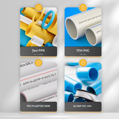 🛠️【Alati za otvaranje unutarnje žice za vodu i set alata za otvaranje vanjske žice】 4 točke 6 točaka Vodena cijev PPR plastika PVC