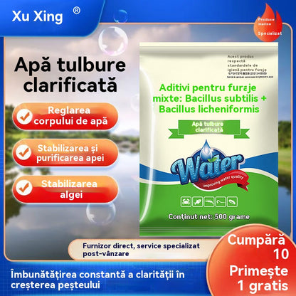 🐟🌊🔬【500g】 Pudră Premium pentru Iaz | Clarificator de Apă și Control al Algelor 🐟🌊🔬