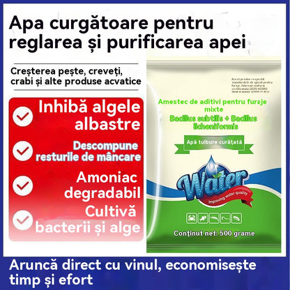 🐟🌊🔬【500g】 Pudră Premium pentru Iaz | Clarificator de Apă și Control al Algelor 🐟🌊🔬