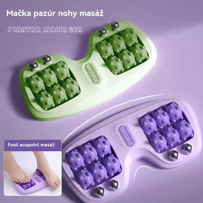 🔥Nový produkt💜Prenosný masážny prístroj na nohy s dvoma valčekmi💜