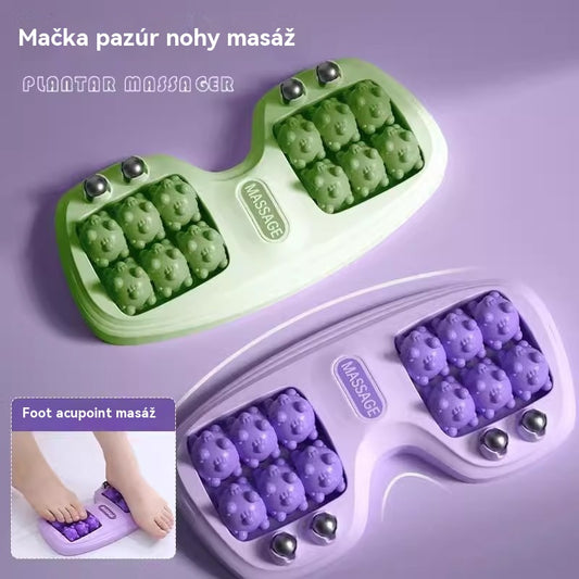 🔥Nový produkt💜Prenosný masážny prístroj na nohy s dvoma valčekmi💜
