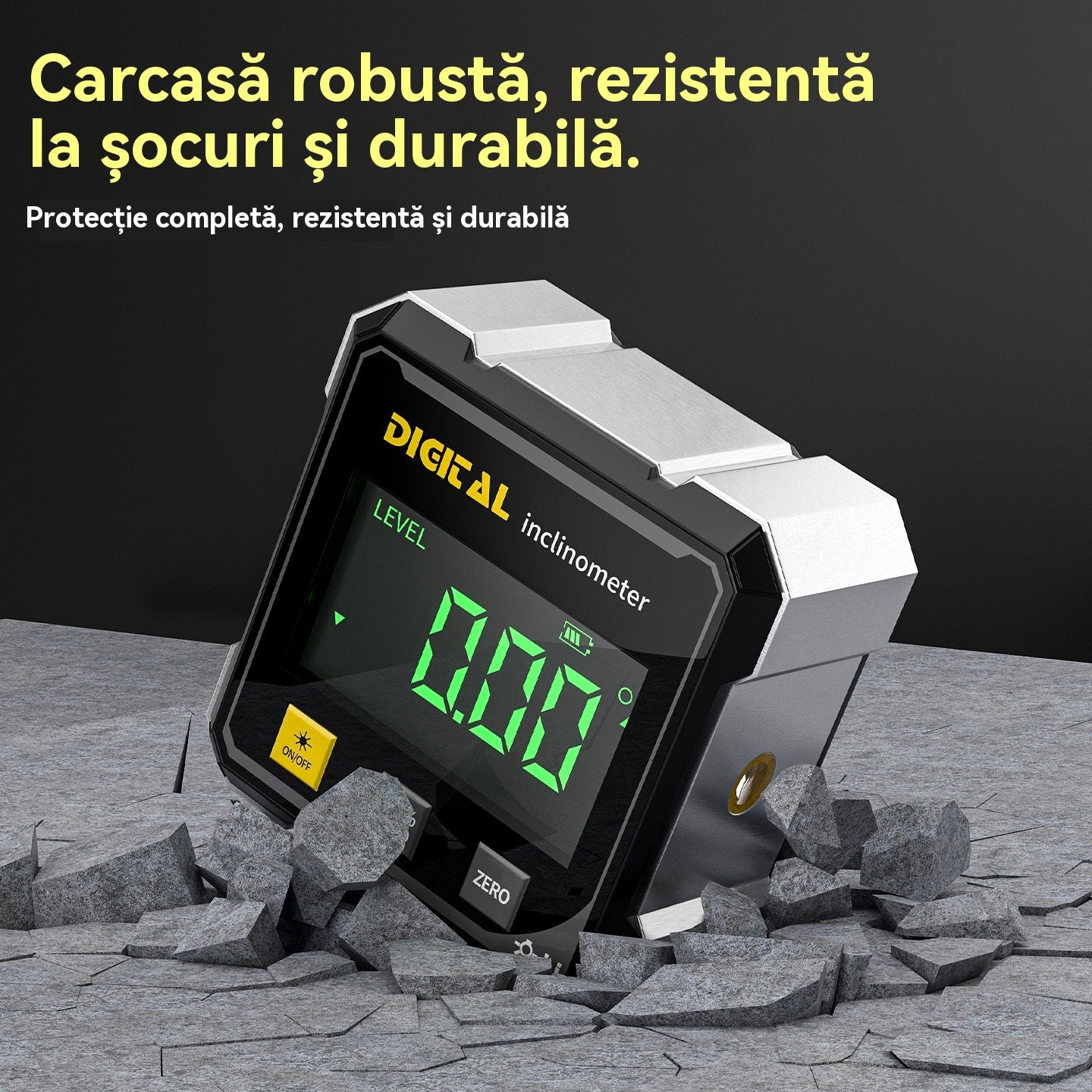 RAPID ȘI PRECIS - Digital Protractor Electronic Inclinometru