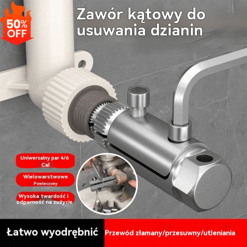 🔥【Kup 1, a 1 dostaniesz gratis】Wyciągacz zerwanego gwintu do kranu kątowego, kran uniwersalny
